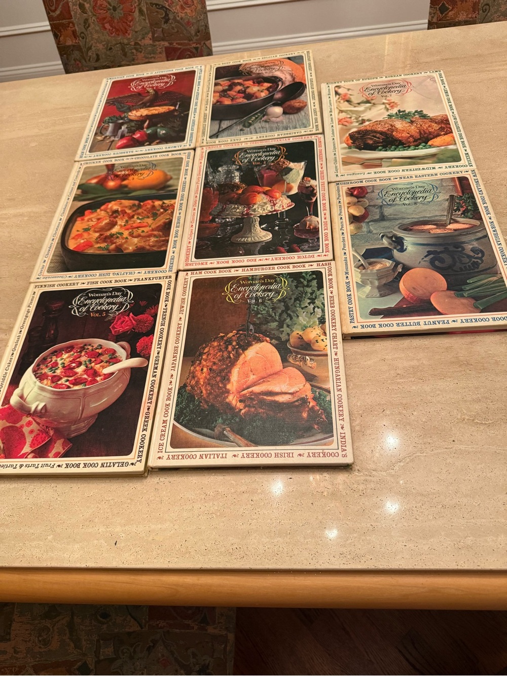 Woman's Day Encyclopedia of Cookery Collection 1966  volumes 1-8.